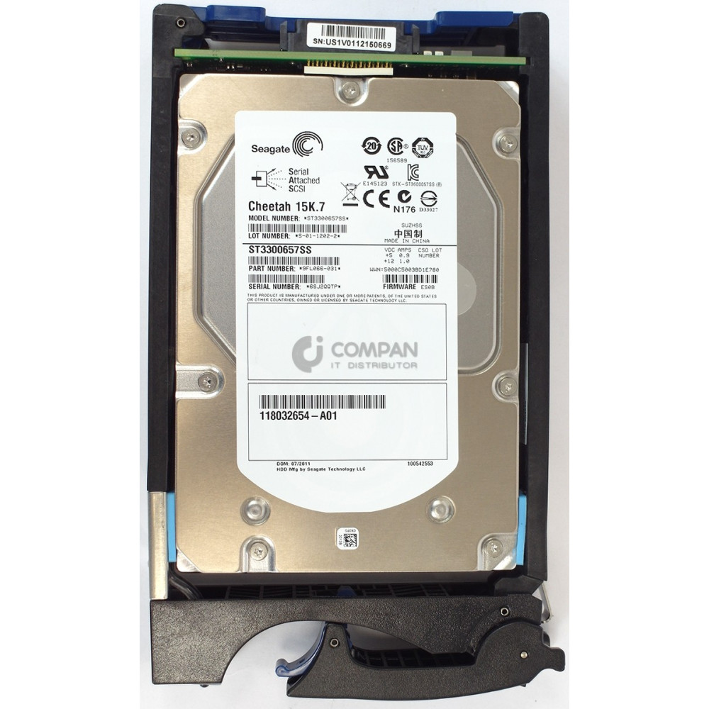 005049273 EMC HDD 300GB 15K SAS 6G 3.5" LFF HOT-SWAP VNX 5100 5300